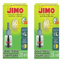 Refil Repelente Elétrico Líquido Jimo 60 Noites Kit 2 X 28ml