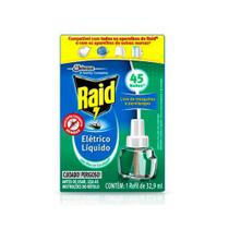 Refil Repelente Elétrico Raid Líquido Óleo de Eucalipto 32,9ml