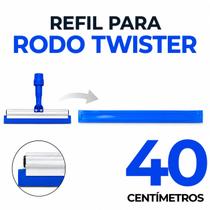 Refil rodo versatil twister 40 cm Refil rodo versatil twister 40 cm