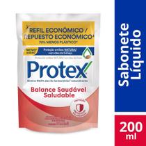Refil Sabonete Líquido Antibacteriano para as Mãos Protex Balance 200ml Refil Sabonete Líquido Antibacteriano para as Mãos Protex Balance 200ml