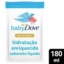 Refil Sabonete Líquido Baby Dove Hidratação Enriquecida 180ml