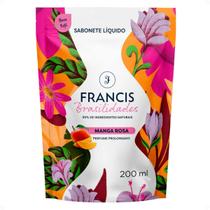 Refil Sabonete Líquido Corpo e Mãos Francis Brasilidades Manga Rosa 200ml