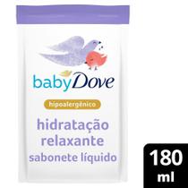 Refil Sabonete Liquido de Glicerina Baby Dove Hora de Dormir 180ml