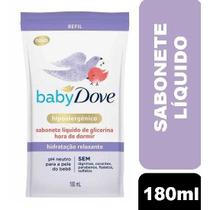 Refil Sabonete Líquido de Glicerina Baby Dove Hora de Dormir 180ml Refil Sabonete Líquido de Glicerina Baby Dove Hora de Dormir 180ml