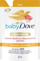 Refil Sabonete Líquido Dove Baby da Cabeça aos Pés Hidratação Glicerinada 400ml