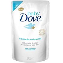 Refil sabonete líquido dove baby hidratação enriquecida 180ml