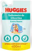 Refil Sabonete Líquido Infantil de Glicerina Huggies Extra Suave 400ml