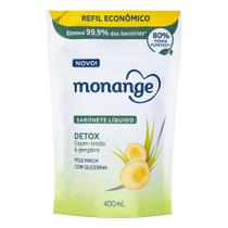 Refil Sabonete Líquido Monange Detox 400ml