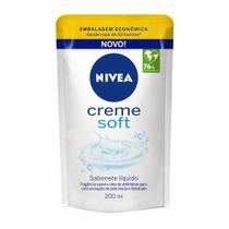 Refil sabonete líquido nivea creme soft 200ml