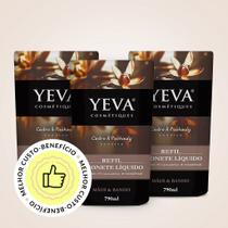 Refil Sabonete Líquido YEVA Exótico 790ml - KIT 3 UNIDs