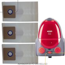 Refil Saco Descartável P/Aspirador de Arno Booly 1500W Kit c/15 Refil