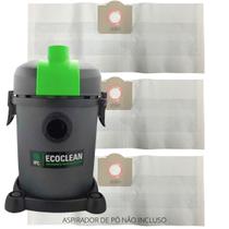 Refil Saco Descartável P/Aspirador de Pó Soteco Ecoclean AP120 c/15 pçs - IPC Soteco All Clean ALC