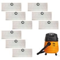 Refil Saco Descartável P/Aspirador de Pó Wap GT Profi 20L Kit c/09 Coletor Compatível Resistente