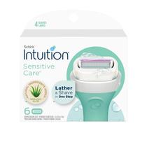 Refil Schick Intuition para Mulheres com Pele Sensível - Pacote com 6 Unidades