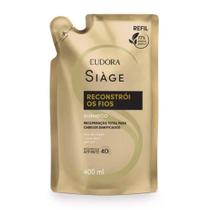 Refil shampoo eudora siàge reconstrói os fios 400ml