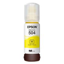 Refil Tanque de Tinta Epson Amarelo T504 até 6000 Páginas Refil Tanque de Tinta Epson Amarelo T504 até 6000 Páginas
