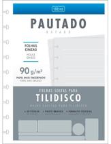 Refil Tilidisco Colegial 50 Folhas 90g Folhas Cinzas Tilibra - LC