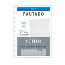 Refil Tilidisco Colegial Linhas Brancas 90G 50Fls