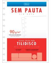 Refil Tilidisco Universitário 50 Folhas sem Pauta - Tilibra