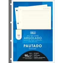 Refil Tiliflex Creme para Caderno Argolado Universitário 80 Folhas Refil Tiliflex Creme para Caderno Argolado Universitário 80 Folhas