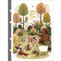 Refil Tiliflex para caderno argolado colegial Loveland 80 Folhas - Fichário