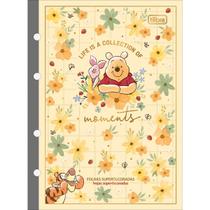 Refil Tiliflex para Caderno Argolado Colegial Pooh 80 Folhas