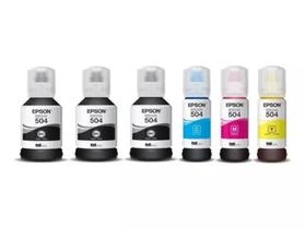 REFIL Tinta 504 3BK 1C 1M 1Y p/ L4150 L4160 L4260 L6161 L6171 L6191 L14150