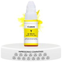 Refil Tinta Amarelo Original Canon Gi190 Gi-190 Compatível com Impressoras G1100 G2100 G3100 G3111 G4100