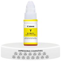 Refil Tinta Amarelo Original Canon Gi190 Gi-190 Compatível com Impressoras G1100 G2100 G3100 G3111 G4100