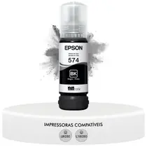 Refil Tinta Preta T574 T574120 Original Epson Fotográfico Compatível Impressoras L8050 L18050 Refil Tinta Preta T574 T574120 Original Epson Fotográfico Compatível Impressoras L8050 L18050