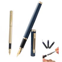 Refil Tinteiro para Caneta Crown Capricci Azul ou Preto Kit 3 ou 5 Unidades Refil Tinteiro para Caneta Crown Capricci Azul ou Preto Kit 3 ou 5 Unidades