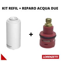 Refil Vela Para Filtro Purificador Acqua Due Lorenzetti + Reparo T-1012 Vermelho