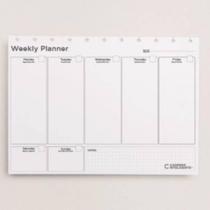 Refil Weekly Planner My Frame Caderno Inteligente Grande