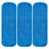 Refil Wet Mop Medidas Kit 3 Microfibra Ultra Absorvente