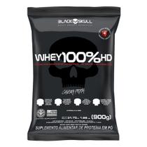 REFIL Whey 100% Hd - Baunilha - 900G - BlackSkull REFIL Whey 100% Hd - Baunilha - 900G - BlackSkull