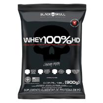 Refil Whey 100% HD Black Skull 900g - Chocolate