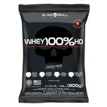 Refil Whey 100% HD Black Skull 900g