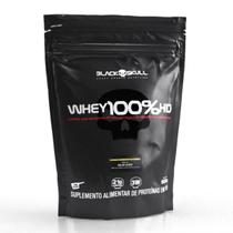 Refil Whey 100% HD Milho Verde 900g Black Skull