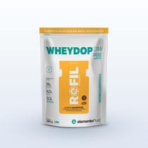 Refil Whey Protein WHEYDOP 3W Sabor Banoffee elementoPuro 900g Refil Whey Protein WHEYDOP 3W Sabor Banoffee elementoPuro 900g
