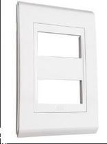 refinatto placa 4x2 2 posições premium branco - weg