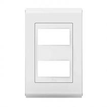 refinatto placa 4x2 2 posições style branco - weg