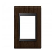 refinatto placa 4x2 3 posições concept preto/tabaco fosc - weg