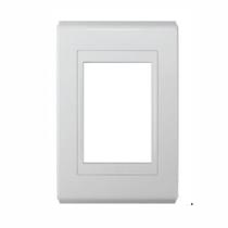 refinatto placa 4x2 3 posições premium branco - weg