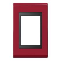 refinatto placa 4x2 3 posições premium preto/rubi - weg refinatto placa 4x2 3 posições premium preto/rubi - weg