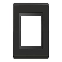 refinatto placa 4x2 3 posições premium preto - weg