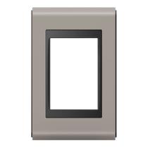 refinatto placa 4x2 3 posições style preto/argila - weg refinatto placa 4x2 3 posições style preto/argila - weg