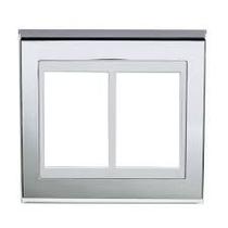 refinatto placa 4x4 6 posições concept branco/prata - weg refinatto placa 4x4 6 posições concept branco/prata - weg