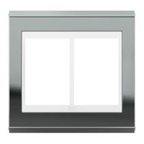 refinatto placa 4x4 6 posições concept branco/titanio - weg
