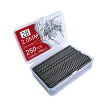 Refis De Grafite Sortidos 1000/250 Peças 05/07/09/13/20 Mm HB Lápis Mecânico Resistente a Quebras