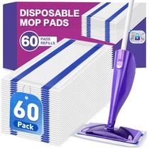 Refis de panos para mop NXPPYY compatíveis com Swiffer WetJet, 60 unidades Refis de panos para mop NXPPYY compatíveis com Swiffer WetJet, 60 unidades